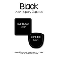 Pack Clothes & Shoes Black Pack Clothes & Shoes Black