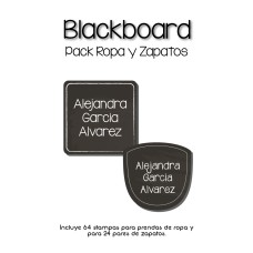 Pack Clothes & Shoes Blackboard Pack Clothes & Shoes Blackboard