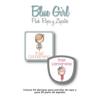 Pack Clothes & Shoes Blue Girl Pack Clothes & Shoes Blue Girl