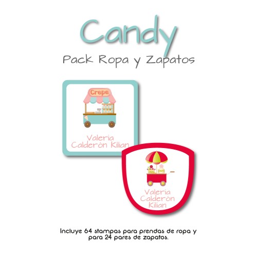Pack Clothes & Shoes Candy Pack Clothes & Shoes Candy