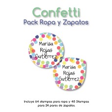 Pack Clothes & Shoes Confetti Pack Clothes & Shoes Confetti
