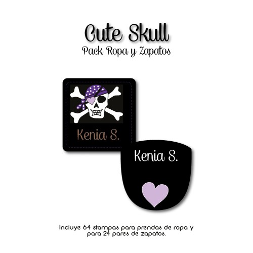 Pack Clothes & Shoes Cute Skull Pack Clothes & Shoes Cute Skull