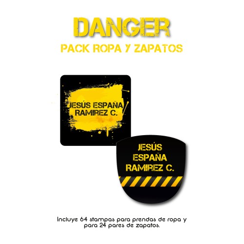Pack Clothes & Shoes Danger Pack Clothes & Shoes Danger