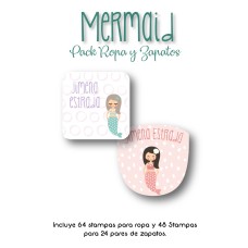 Pack Clothes & Shoes Mermaid