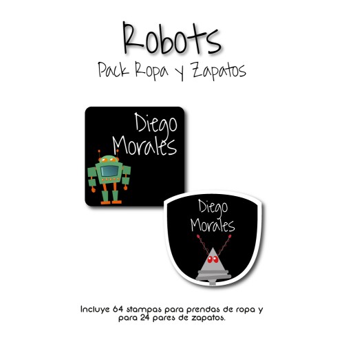 Pack Clothes & Shoes Robots Pack Clothes & Shoes Robots