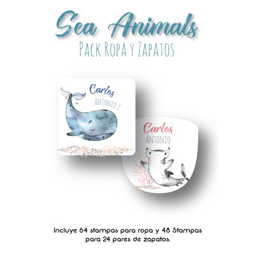 Pack Clothes & Shoes Sea Animals Pack Clothes & Shoes Sea Animals