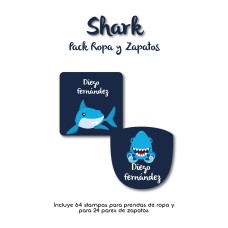 Pack Clothes & Shoes Shark