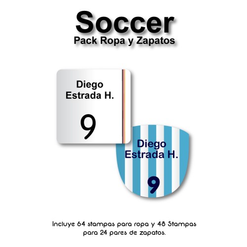 Pack Clothes & Shoes Soccer Pack Clothes & Shoes Soccer