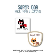 Pack Clothes & Shoes Super Dog