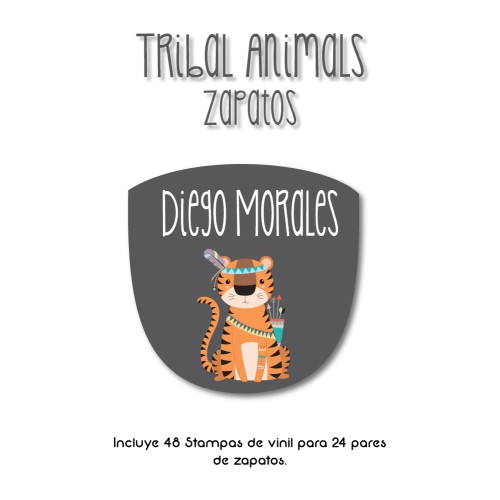 Zapato Tribal Animals Zapato Tribal Animals