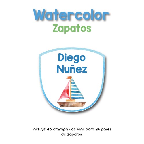 Zapato Watercolor