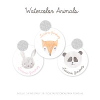 Tarjeta Regalo Watercolor Animals Tarjeta Regalo Watercolor Animals