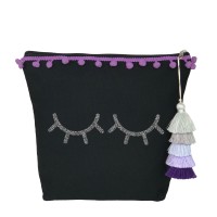 Neceser Grande Negro Morada Neceser Grande Negro Morada