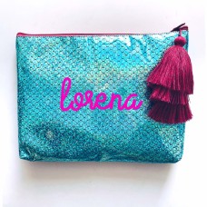 Neceser Mediano Sirena Azul Neceser Mediano Sirena Azul